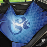 Mantra Om Print Pet Car Back Seat Cover