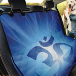 Mantra Om Print Pet Car Back Seat Cover
