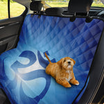 Mantra Om Print Pet Car Back Seat Cover