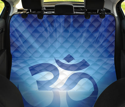 Mantra Om Print Pet Car Back Seat Cover