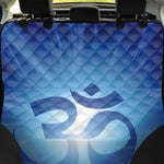 Mantra Om Print Pet Car Back Seat Cover