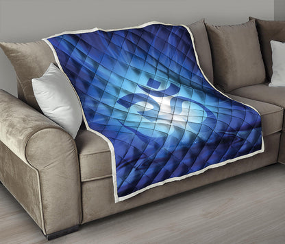 Mantra Om Print Quilt