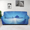 Mantra Om Print Sofa Cover