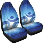 Mantra Om Print Universal Fit Car Seat Covers