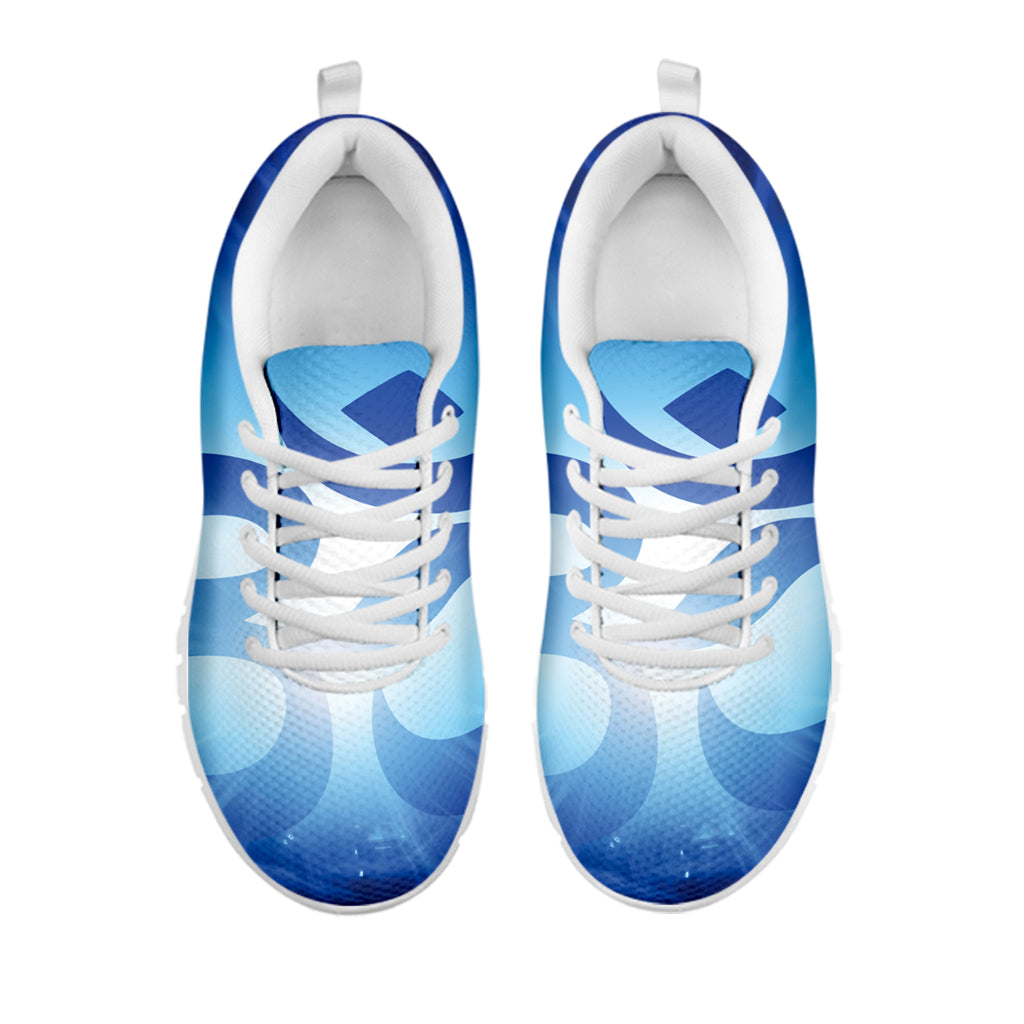 Mantra Om Print White Sneakers