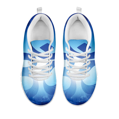 Mantra Om Print White Sneakers