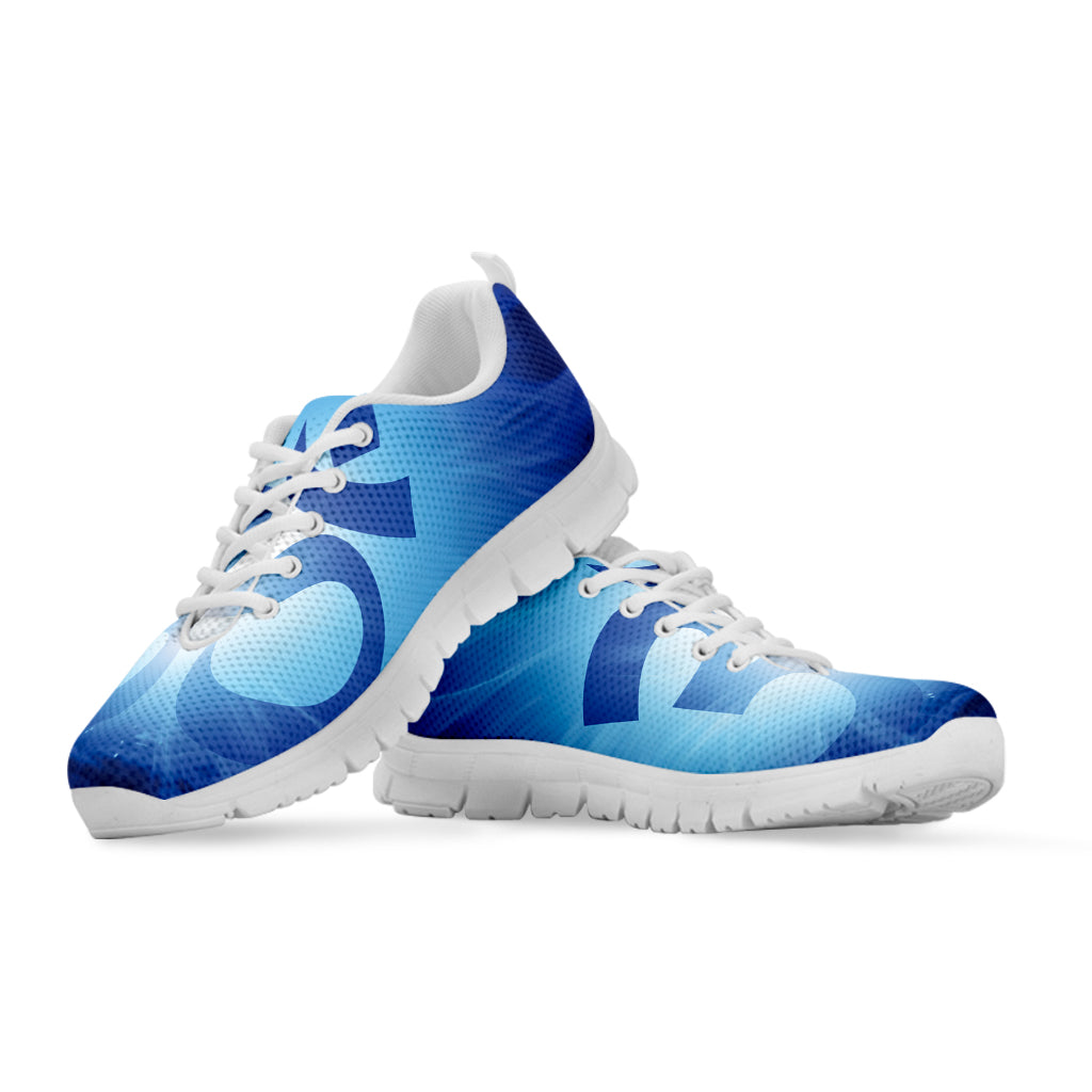 Mantra Om Print White Sneakers