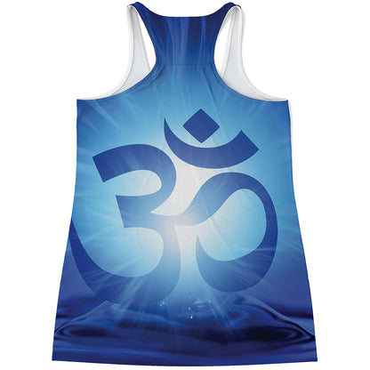 Mantra Om Print Women's Racerback Tank Top