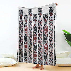 Maori Fence Print Blanket