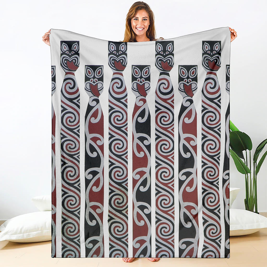 Maori Fence Print Blanket