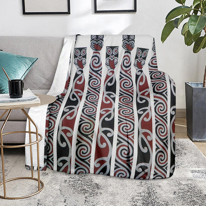 Maori Fence Print Blanket