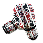 Maori Fence Print Boxing Gloves