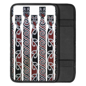 Maori Fence Print Car Center Console Cover