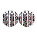 Maori Fence Print Car Coasters