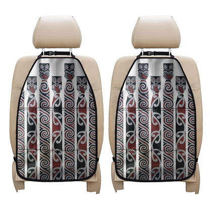 Maori Fence Print Car Seat Organizers