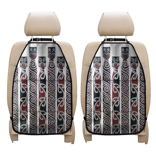 Maori Fence Print Car Seat Organizers