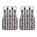 Maori Fence Print Front Car Floor Mats