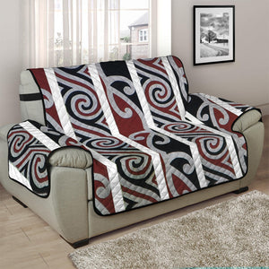 Maori Fence Print Half Sofa Protector