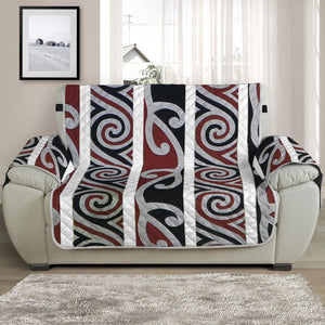 Maori Fence Print Half Sofa Protector