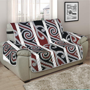 Maori Fence Print Half Sofa Protector