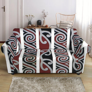 Maori Fence Print Loveseat Slipcover