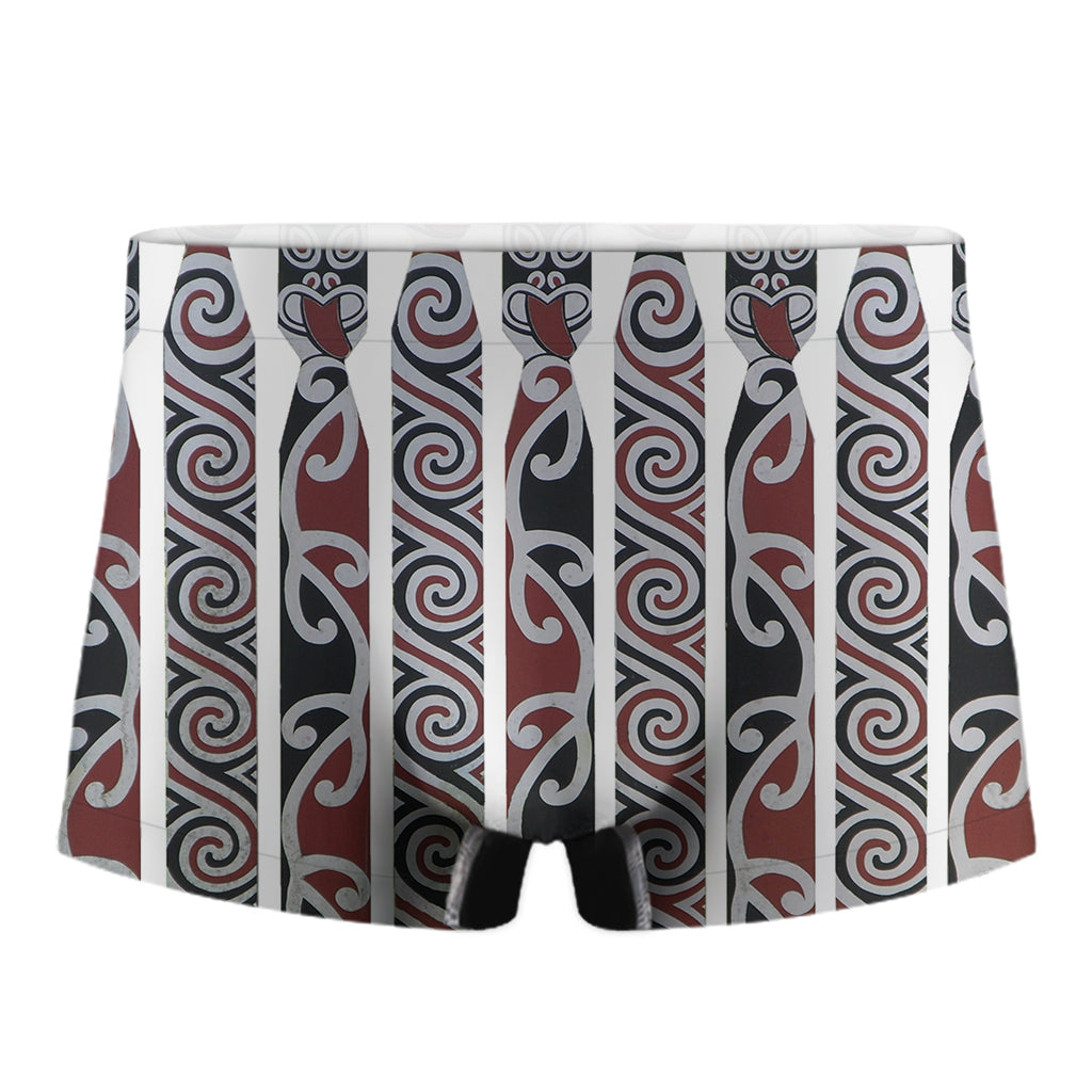 Maori Fence Print Men's Boxer Briefs