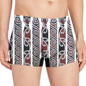 Maori Fence Print Men's Boxer Briefs