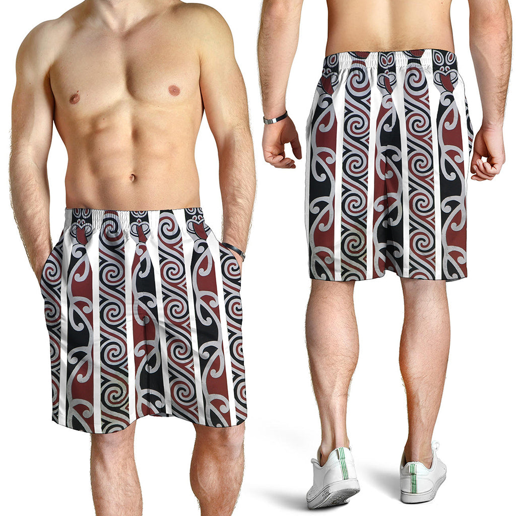 Maori Fence Print Men's Shorts