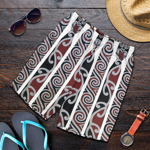 Maori Fence Print Men's Shorts