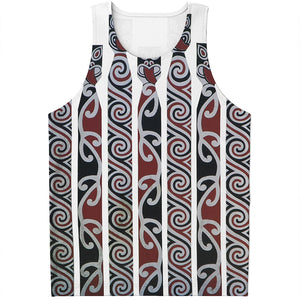 Maori Fence Print Men's Tank Top