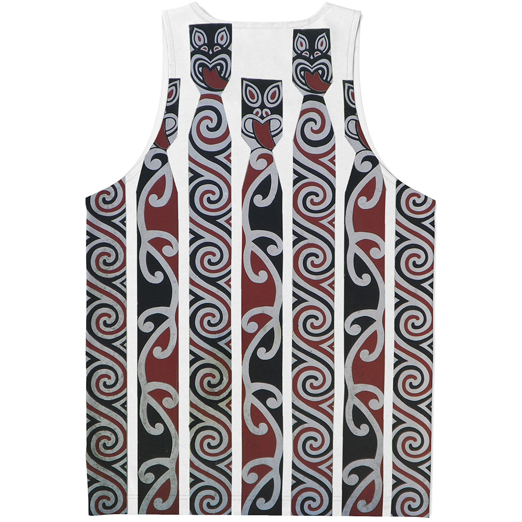 Maori Fence Print Men's Tank Top