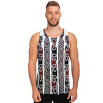 Maori Fence Print Men's Tank Top