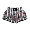 Maori Fence Print Muay Thai Boxing Shorts