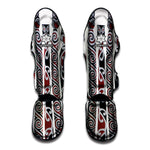 Maori Fence Print Muay Thai Shin Guard