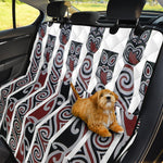 Maori Fence Print Pet Car Back Seat Cover