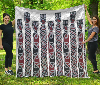 Maori Fence Print Quilt