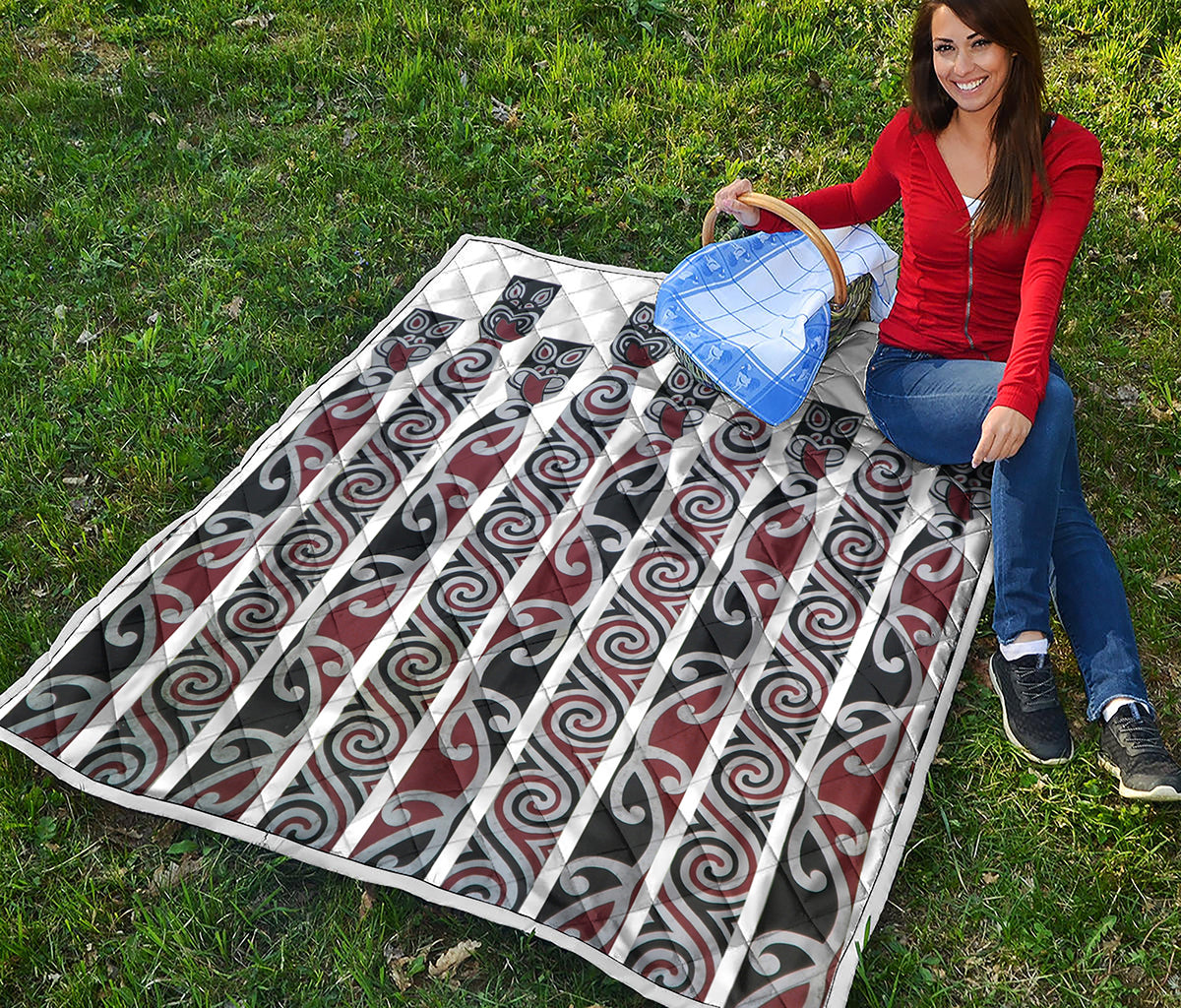 Maori Fence Print Quilt