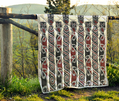Maori Fence Print Quilt