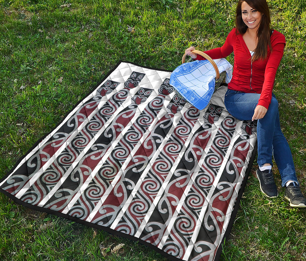 Maori Fence Print Quilt