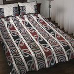 Maori Fence Print Quilt Bed Set