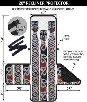 Maori Fence Print Recliner Protector