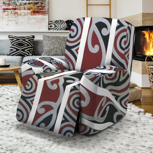 Maori Fence Print Recliner Slipcover