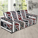 Maori Fence Print Sofa Slipcover