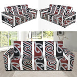 Maori Fence Print Sofa Slipcover