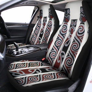 Maori Fence Print Universal Fit Car Seat Covers