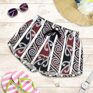 Maori Fence Print Women's Shorts