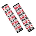 Maori Kowhaiwhai Pattern Print Car Seat Belt Covers