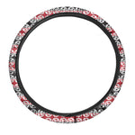 Maori Kowhaiwhai Pattern Print Car Steering Wheel Cover