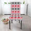 Maori Kowhaiwhai Pattern Print Dining Chair Slipcover