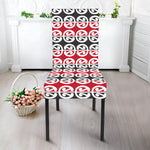 Maori Kowhaiwhai Pattern Print Dining Chair Slipcover